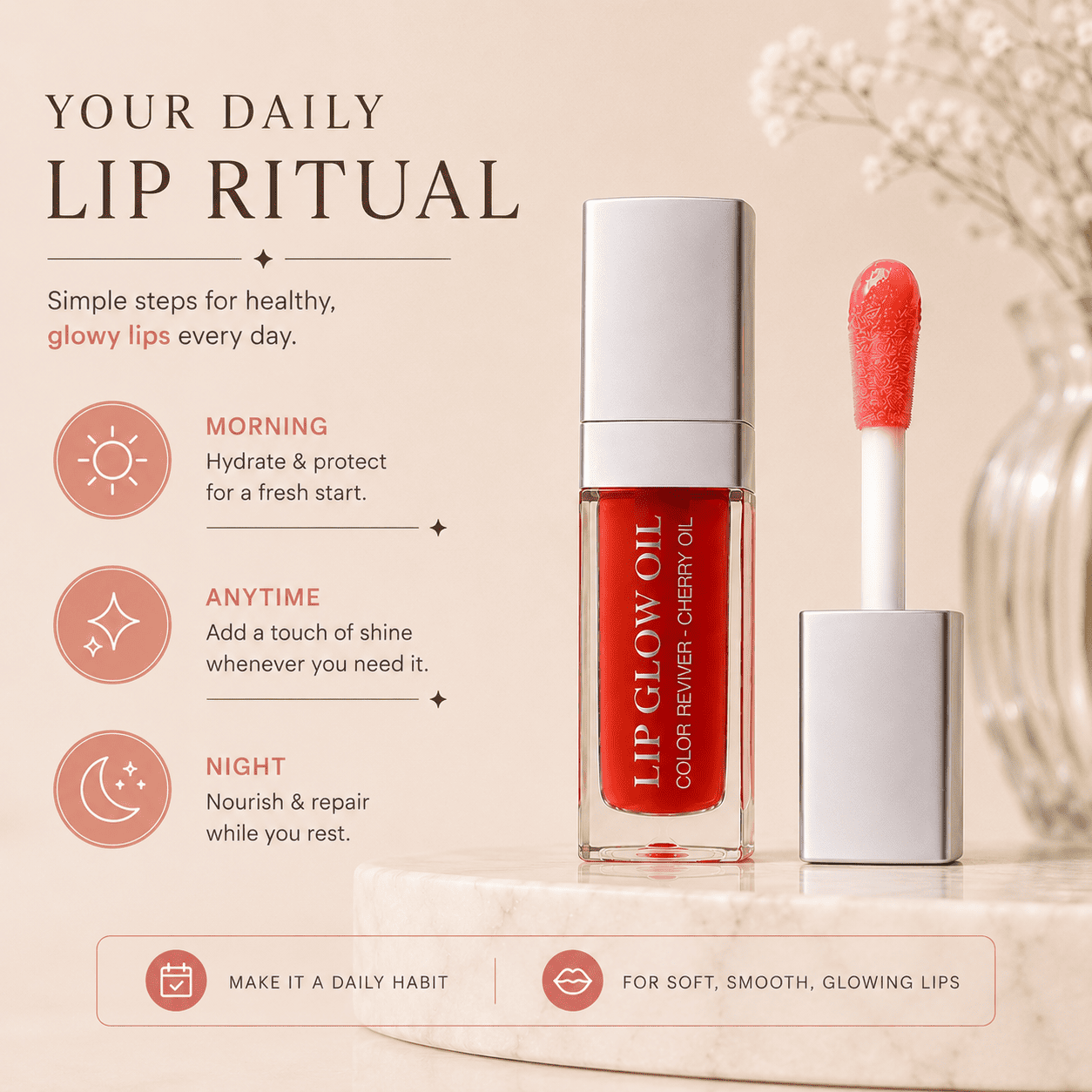 ELYVI Dew™ Hydrating Lip Oil